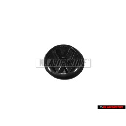 VW Original Trasero Simbolo Insignia Emblema Negro - 191853601B 01C