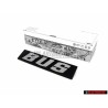 VW Original BUS Trasero Rotulo Insignia Emblema Plata Cepillada - 255853689
