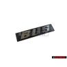 VW Original BUS Trasero Rotulo Insignia Emblema Plata Cepillada - 255853689