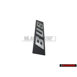 VW Original BUS Trasero Rotulo Insignia Emblema Plata Cepillada - 255853689