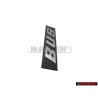 VW Original BUS Trasero Rotulo Insignia Emblema Plata Cepillada - 255853689