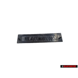 VW Original BUS Trasero Rotulo Insignia Emblema Plata Cepillada - 255853689