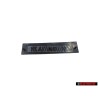 VW Original BUS Trasero Rotulo Insignia Emblema Plata Cepillada - 255853689