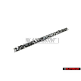 VW Original TRANSPORTER Trasero Rotulo Insignia Emblema Cromo - 701853689E Z10