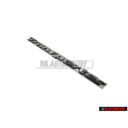 VW Original TRANSPORTER Trasero Rotulo Insignia Emblema Cromo - 701853689E Z10