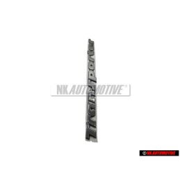 VW Original TRANSPORTER Trasero Rotulo Insignia Emblema Cromo - 701853689E Z10