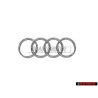 Audi Original Anillos Frente Simbolo Insignia Emblema Cromo - 4H0853605C 2ZZ