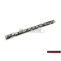 VW Original PASSAT GT Trasero Rotulo Insignia Emblema Cromo - 3A0853687K Z10