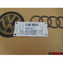 Audi Original 2.8 Trasero Rotulo Insignia Emblema Cromo - 4B0853743L 2ZZ