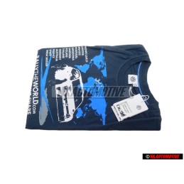 VW Original Camiseta (Caballero) Azul Oscuro/Blanco - 6RV084200D BRL