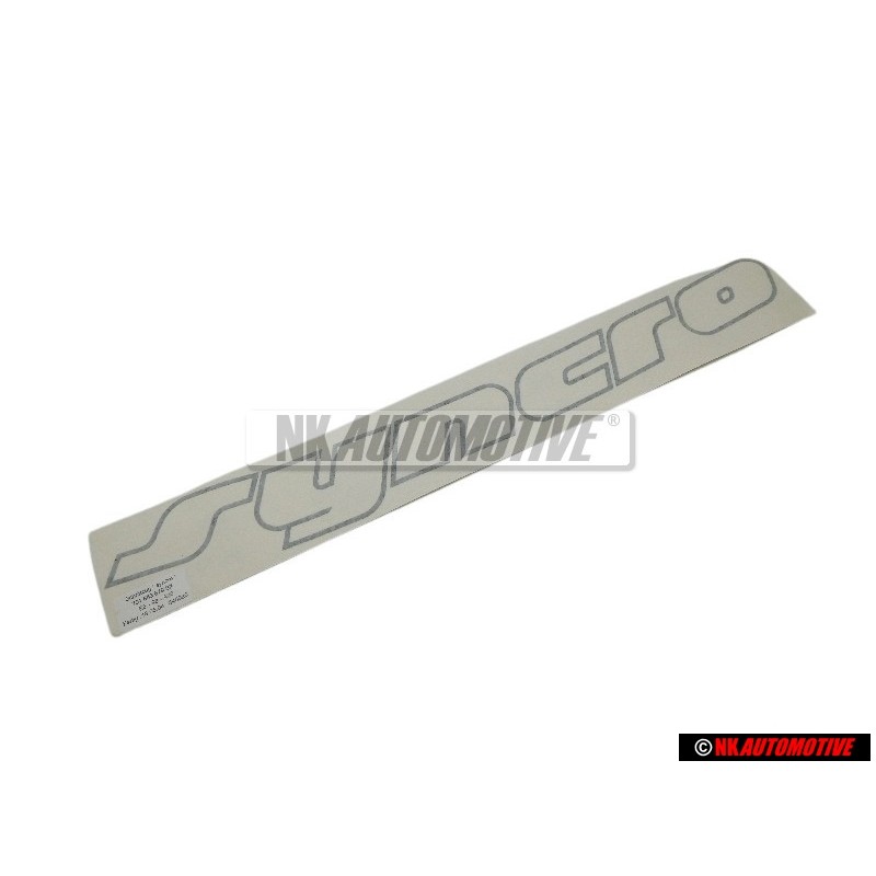 VW Original Rotulo Autoadhesivo Negro Satinado - 701853679 6BX