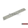 VW Original Rotulo Autoadhesivo Negro Satinado - 701853679 6BX