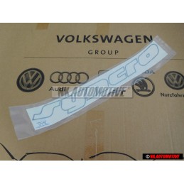 VW Original Rotulo Autoadhesivo Negro Satinado - 701853679 6BX