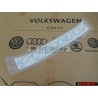 VW Original Rotulo Autoadhesivo Negro Satinado - 701853679 6BX
