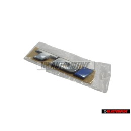 VW Original TDI Trasero Rotulo Insignia Emblema Cromo Azul - 7D0853675C HCE