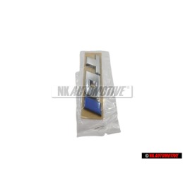 VW Original TDI Trasero Rotulo Insignia Emblema Cromo Azul - 7D0853675C HCE