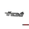 VW Original TDI Frente Rotulo Insignia Emblema Cromo - 2D0853679 Z10