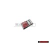 Audi Original S4 Volante Rotulo Insignia Emblema Cromo Rojo - 4A0419685
