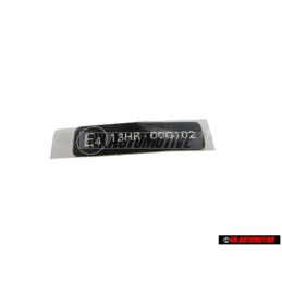 VW Original Placa De Modelo - 1C0000279