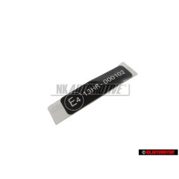 VW Original Placa De Modelo - 1C0000279
