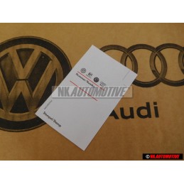 VW Original Rotulo Explicativo 'Unidad De Pedido 100' - 000010006