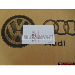 VW Original Rotulo Explicativo 'Unidad De Pedido 100' - 000010006