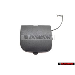 VW Original Cubierta Para Argolla Remolque Negro Satinado - 1K6807441B 9B9