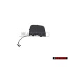VW Original Cubierta Para Argolla Remolque Negro Satinado - 1K6807441B 9B9