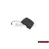 VW Original Cubierta Para Argolla Remolque Negro Satinado - 1K6807441B 9B9