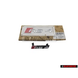 Audi Original SET Rotulo Insignia Emblema Frente & Trasero - RS4 B7 (8E)