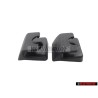 2x VW Original Soporte De Cinturon Seguridad Negro Satinado - 357857837 01C