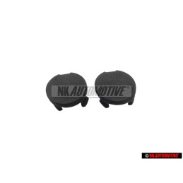 2x VW Original Tapa Protectora Para Tornillo Negro - 535881478B 4FB