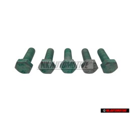 5x VW Original Tornillo Hexagonal - N 01024222