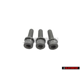 3x VW Original Tornillo Cilindrico Con Cabeza De Hexagono Interior - N 90355902