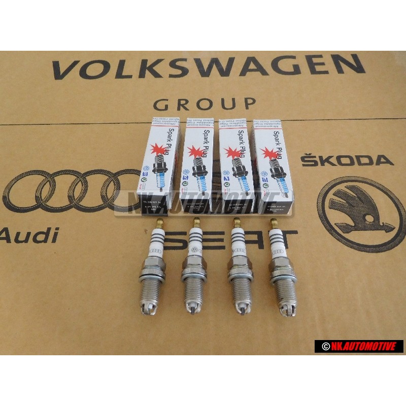 4x VW Original Bujia Encendido 'Longlife' - 101000004AA