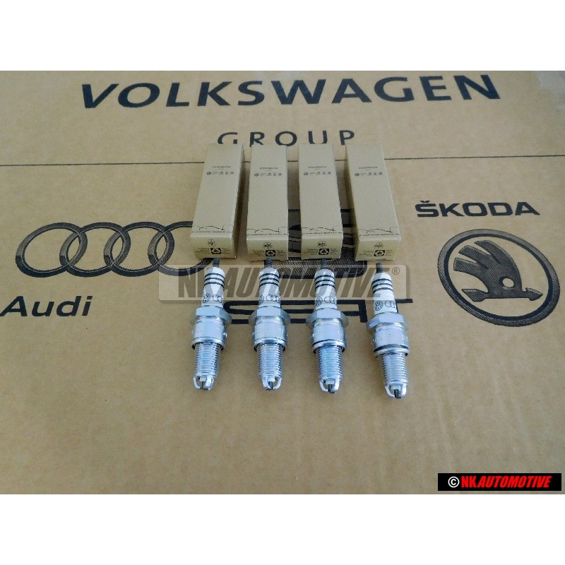 4x VW Original Bujia Encendido 'Longlife' - 101000036AA
