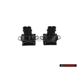 2x VW Original Caja Contacto Plano Con Junta - 357972752