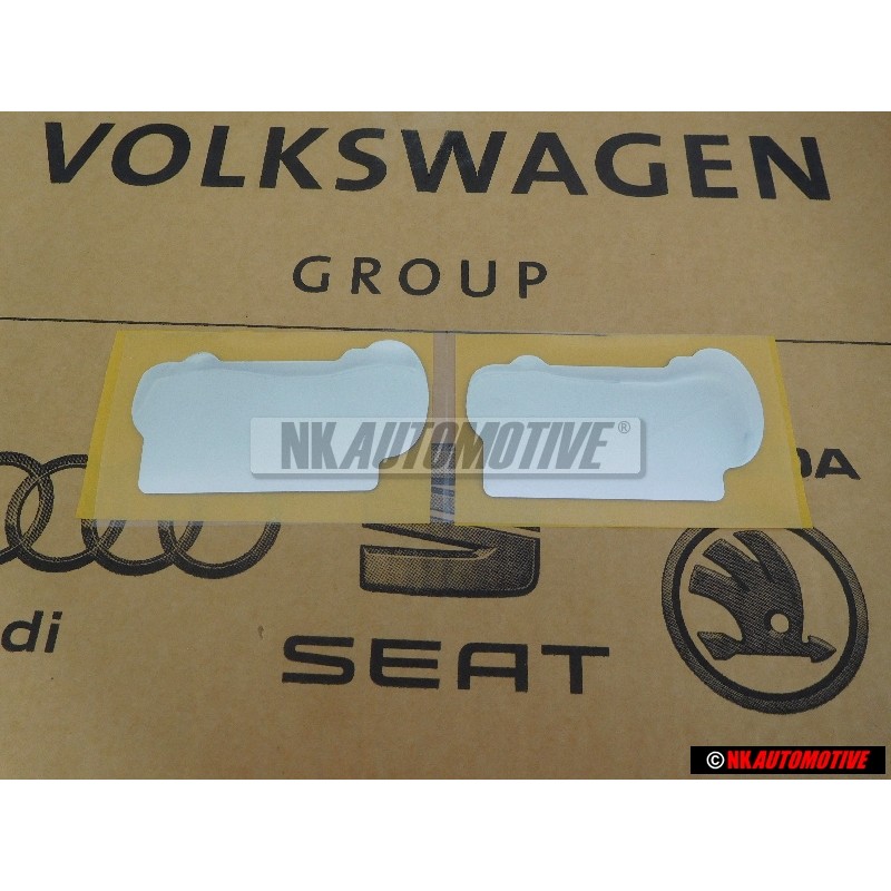 2x VW Original CLASSIC LINE Lado Rotulo Insignia Emblema - 155853687L BWV
