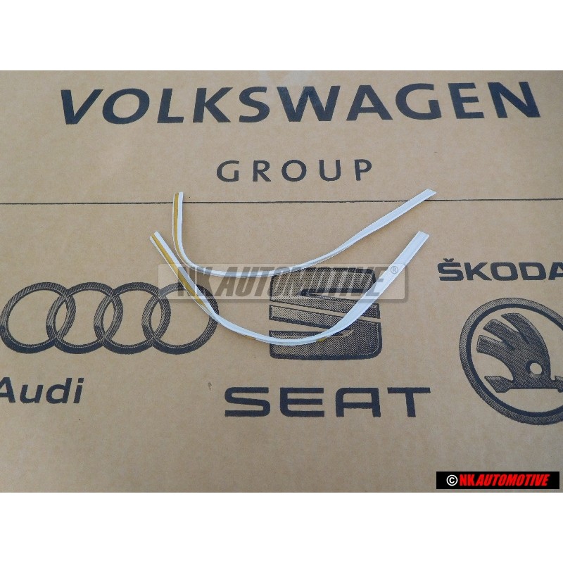 2x VW Original Junta Burlete Blanco Alpino - 155853977 90E