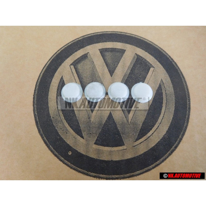 4x VW Original Tapa Protectora Para Tornillo Armino (Blanco) - 311867169 90X