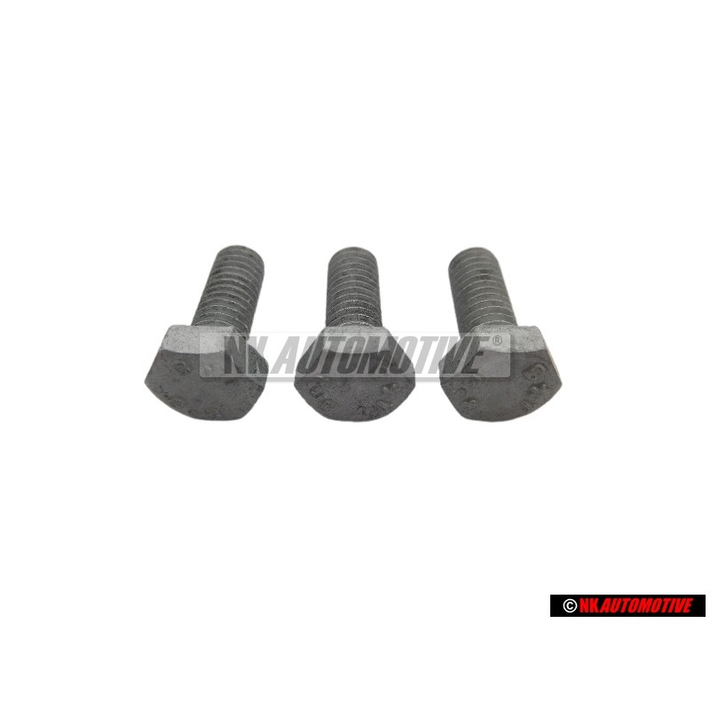 3x VW Original Tornillo Hexagonal - N 01021527