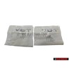 2x Audi Original V6T Lado Rotulo Insignia Emblema Cromo - 8K0853601