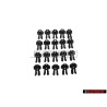 20x Audi Original Clip - 811853329E