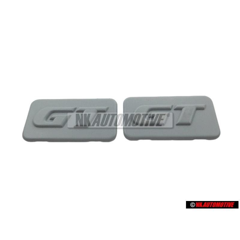 2x VW Original PASSAT GT Lado Rotulo Insignia Emblema PrimeRojo - 357853688B GRU