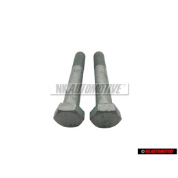 2x VW Original Tornillo Hexagonal - N 0401814
