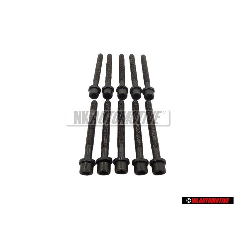 10x VW Original Tornillo Cilindrico - 068103384A