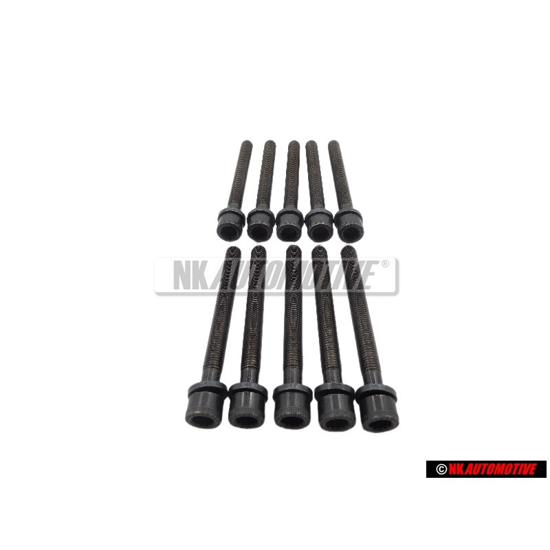 10x VW Original Tornillo Cilindrico - 032103384