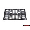 2x Audi Original License Plate Holder Vorsprung Durch Technik - A16-2285