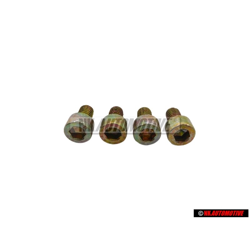 4x VW Original Tornillo Cilindrico Con Cabeza De Hexagono Interior - N 0147506