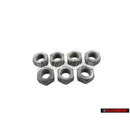 7x VW Original Tuerca Hexagonal - N 0110088